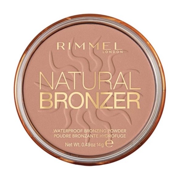 NEW Rimmel London Natural Bronzer - Waterproof Sun-kissed Finish - Sun Light 021 - Picture 1 of 8